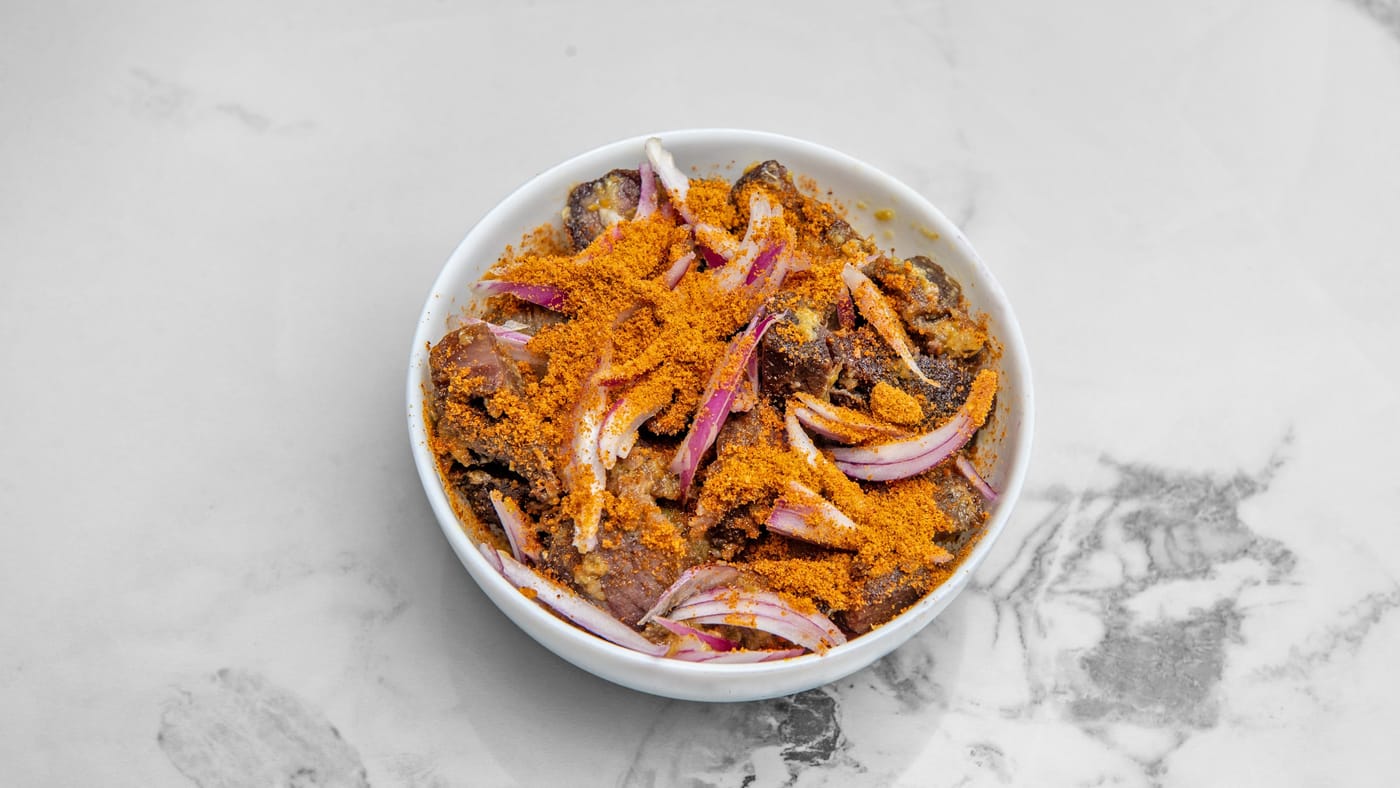 Beef suya