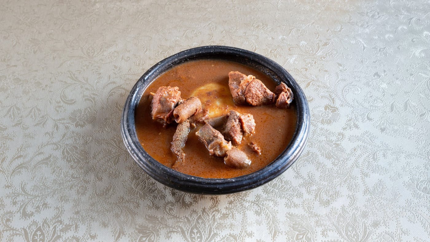 Smoked goat pepper soup