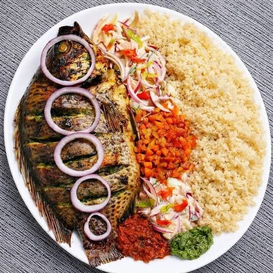 Acheke and tilapia